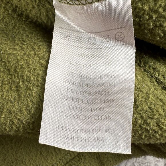 Baerskin Tactical Hoodie Mens Large Green Fleece Full Zip Jacket Pocket Utility - Picture 8 of 16
